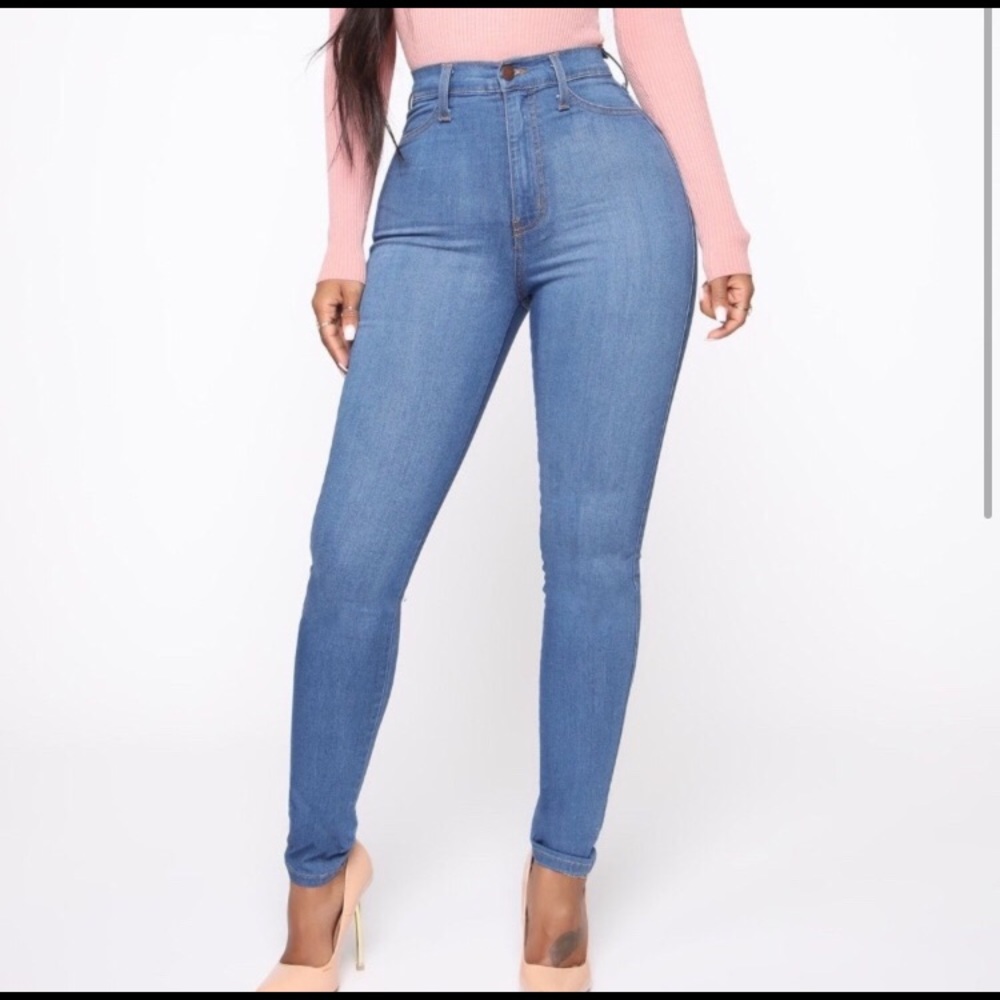 Fashion nova high waisted jeans